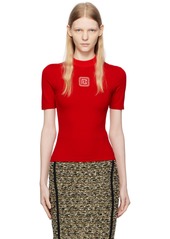 Balmain Red Retro PB T-Shirt