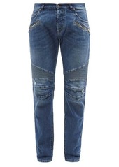 Balmain Ribbed slim-leg jeans