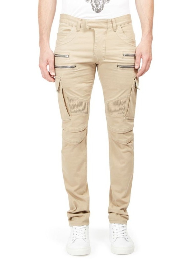 Balmain Balmain Slim-Fit Cargo Pocket Pants | Bottoms