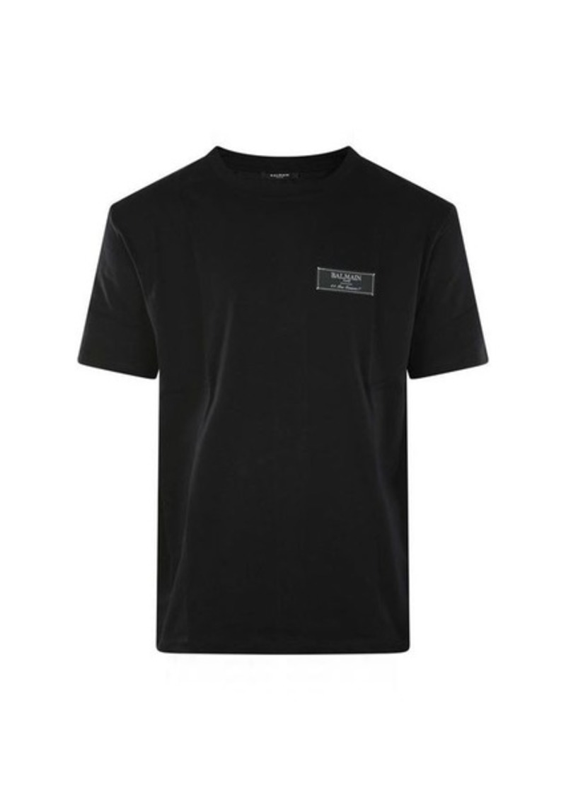 Balmain T-shirts and Polos Black