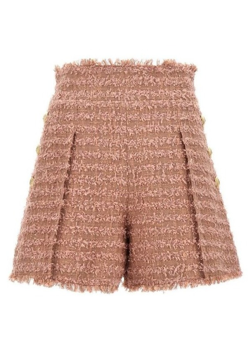 BALMAIN Tweed shorts