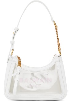 Balmain White B-Army Shoulder Bag