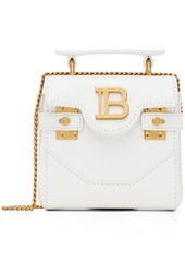 Balmain White B-Buzz Mini Bag