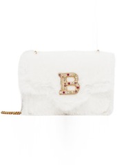 Balmain White Mini B-Buzz Shoulder Bag