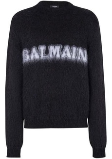 BALMAIN Wool sweater with logo