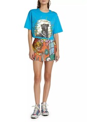 Disney x Balmain: The Lion King Denim Miniskirt