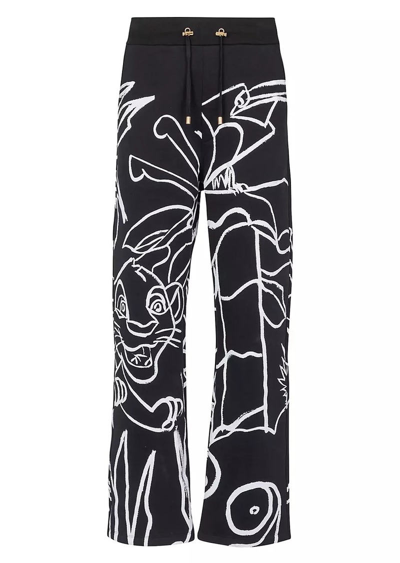 Disney x Balmain: The Lion King Drawstring Sweatpants