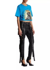 Disney x Balmain: The Lion King Panther Crop T-Shirt