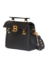 Balmain Bbuzz 23 Monogram Grained Leather Bag