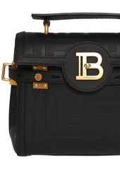 Balmain Bbuzz 23 Monogram Grained Leather Bag