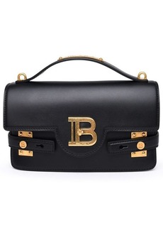 Balmain Bbuzz black leather bag