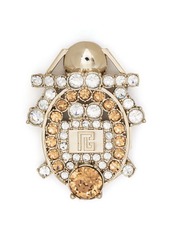 Balmain Beetle crystal-embellished brooch