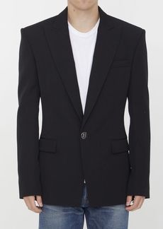 Balmain Black wool jacket