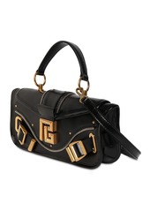 Balmain Blaze Leather Top Handle Bag