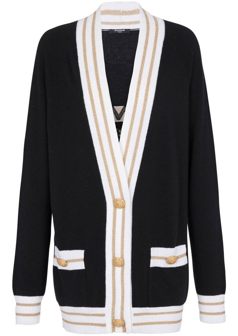 Balmain button-detail cardigan