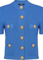 Balmain button-detail knitted cardigan
