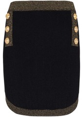 Balmain button-detail pencil skirt