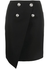Balmain buttoned mini skirt