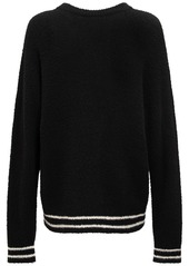 Balmain Buttoned Raglan Cashmere Sweater
