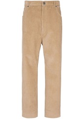Balmain corduroy straight-leg cotton trousers