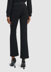 Balmain Crepe Flared Pants