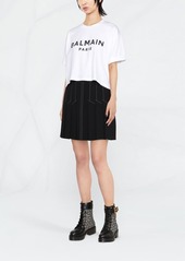 Balmain cropped logo-print T-shirt