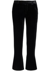 Balmain cropped velvet trousers