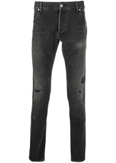 Balmain distressed-finish denim jeans