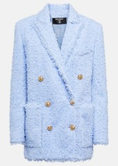 Balmain Double-breasted bouclé blazer