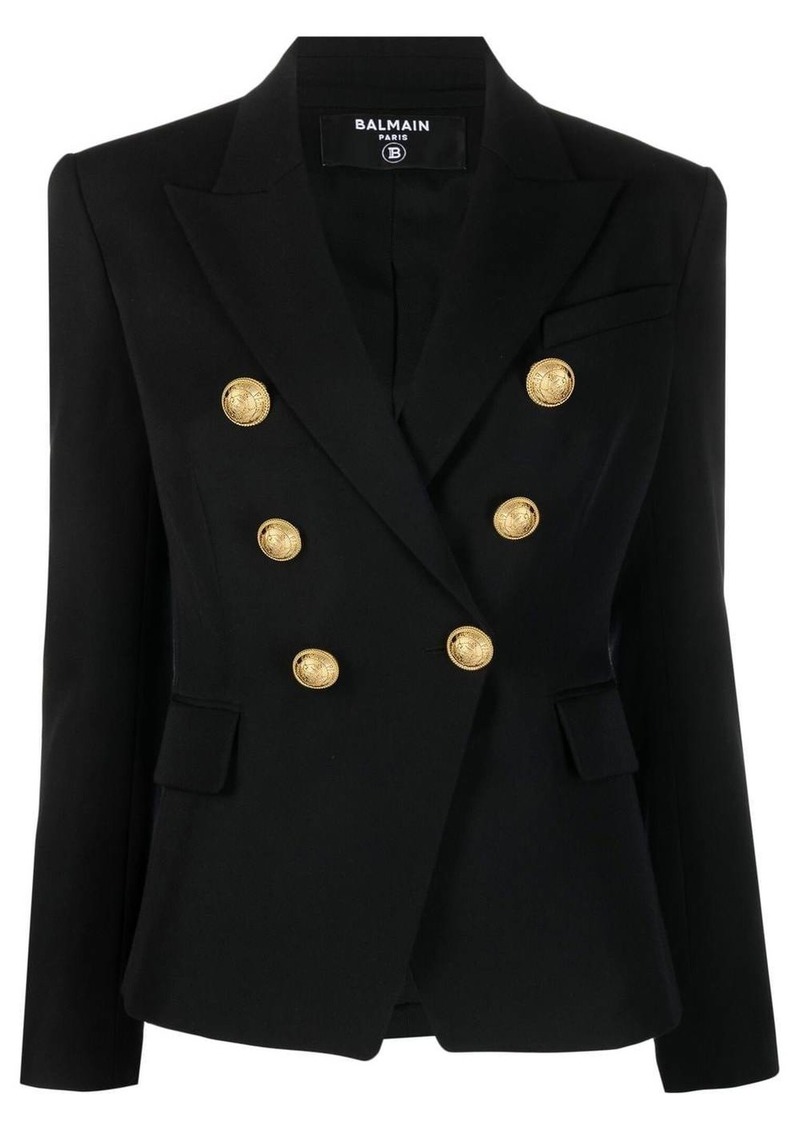 Balmain double-breasted fitted jacket