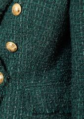 Balmain Double Breasted Tweed Jacket