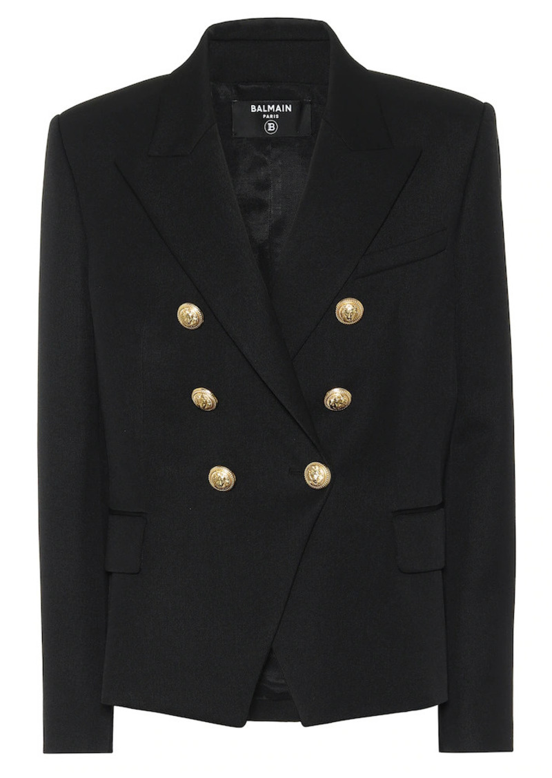 Balmain Double-breasted wool blazer