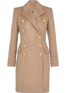 Balmain double-breasted wool coat