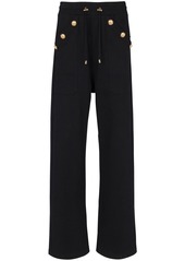 Balmain drawstring organic-cotton track pants