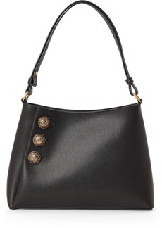 Balmain Embleme Leather Shoulder Bag