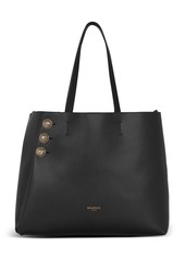 Balmain Emblème leather tote bag