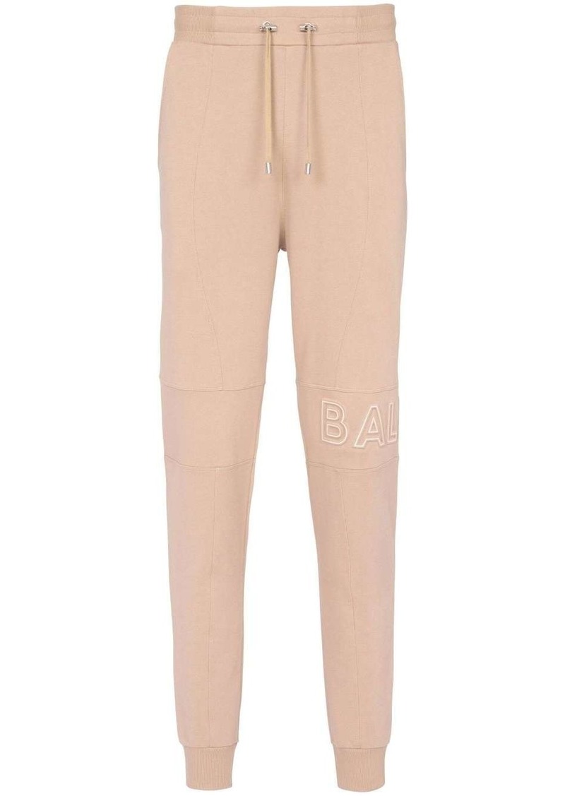 Balmain embossed logo track pants