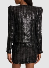 Balmain Glittered Tweed Jacket