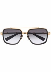 Balmain gradient-frames pilot sunglasses