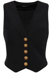 Balmain Grain De Poudre & Satin Vest