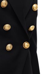 Balmain Grain De Poudre Double Breasted Blazer