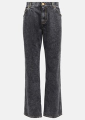 Balmain High-rise straight jeans