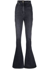 Balmain high-waisted bootcut jeans