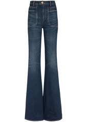 Balmain high-waisted flared jeans