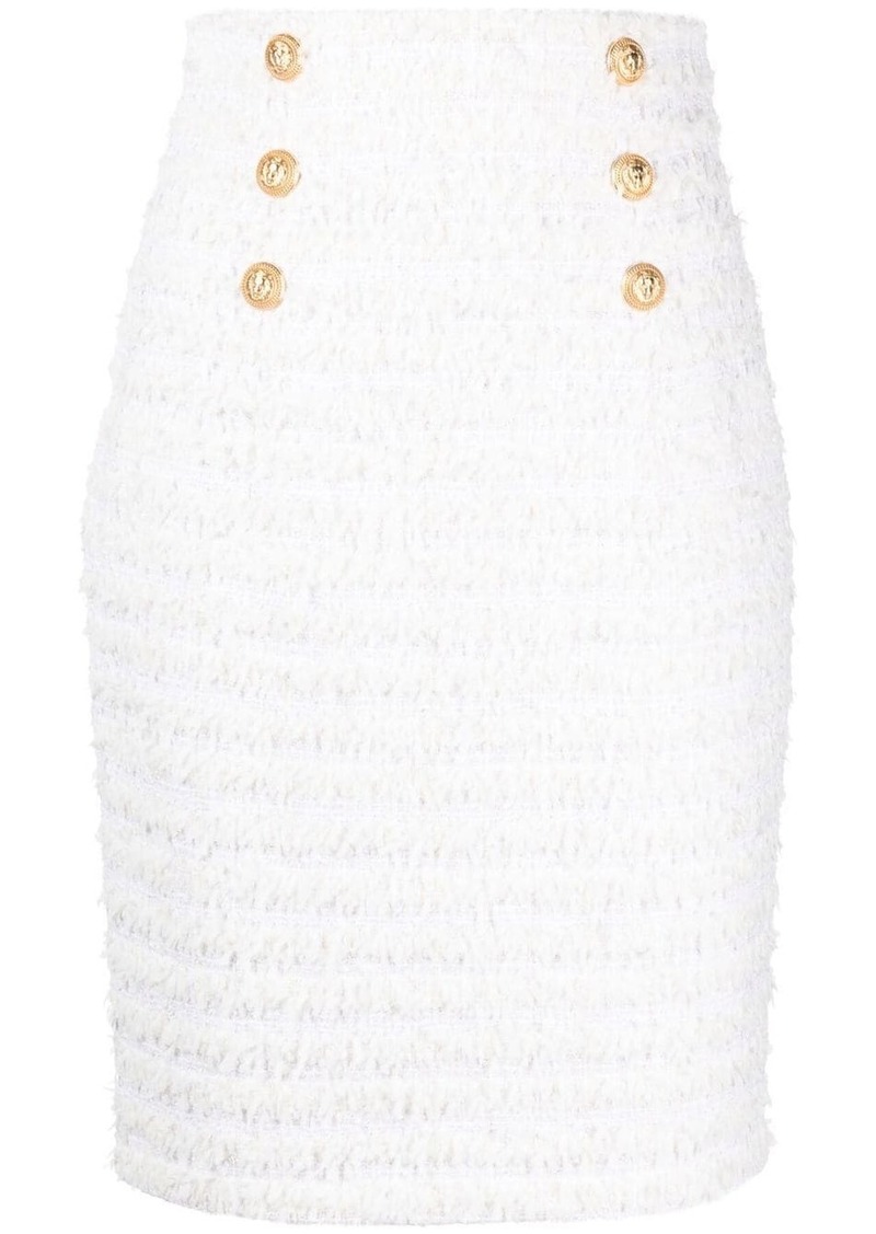 Balmain high-waisted pencil skirt