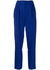 Balmain high-waisted pinstripe trousers