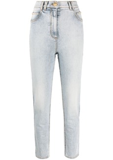 Balmain high-waisted slim-cut jeans