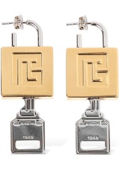 Balmain Lock & Key Earrings