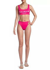 Balmain Logo 2-Piece Bikini Set