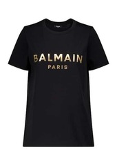 Balmain Logo cotton jersey T-shirt